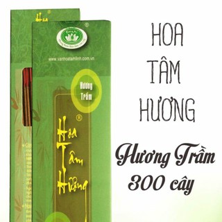 Nhang thảo dược sạch 100% - HOA TÂM HƯƠNG Hộp 300 cây 3 tấc (30cm) - Thảo Dược Phương Anh