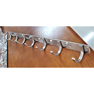 Móc áo dẹp 7 móc inox 304