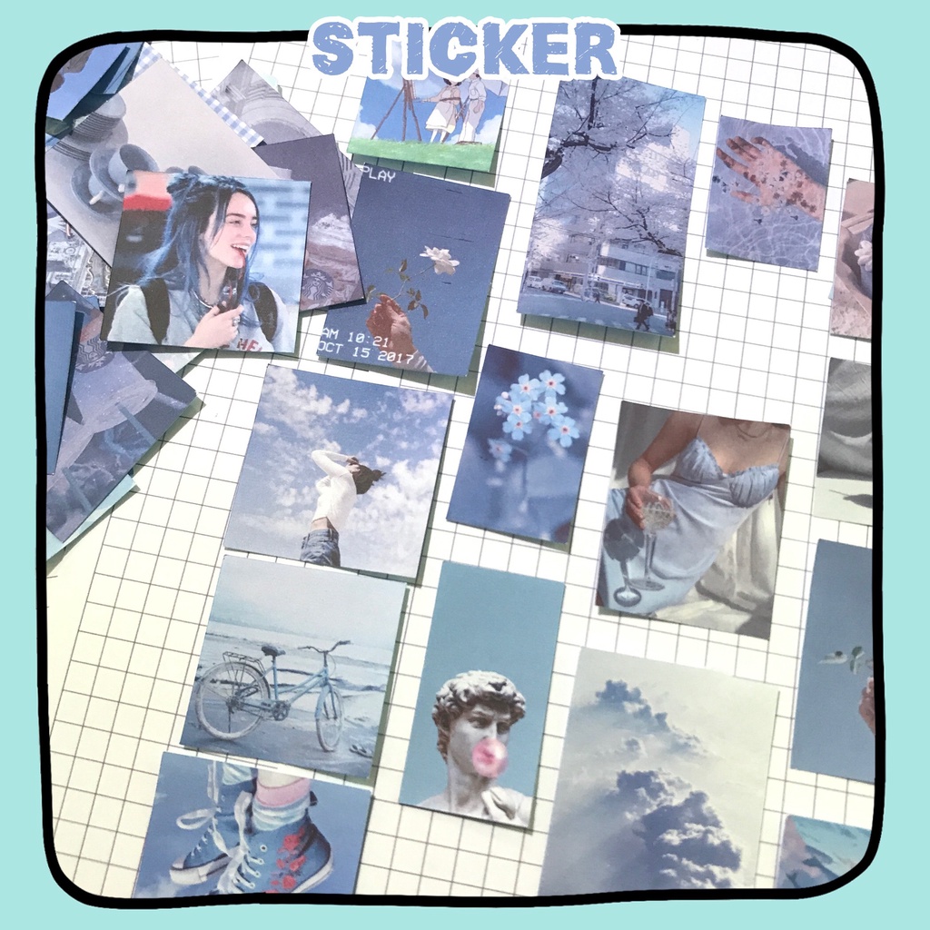 Set 45 Sticker Ảnh Asthetic sc005 Ccamzone