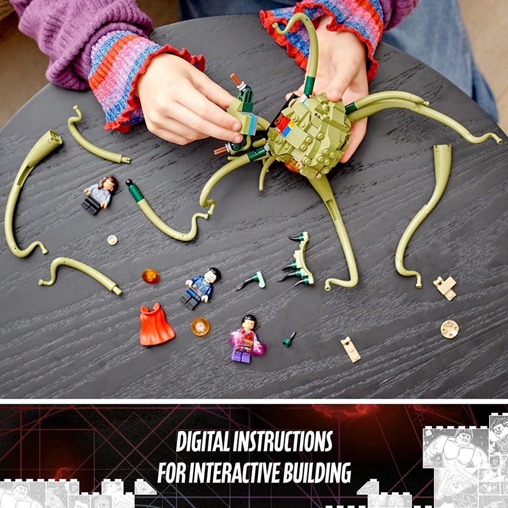 LEGO Marvel 76205 Phù thủy tối thượng: Đại chiến Bạch tuộc khổng Lồ