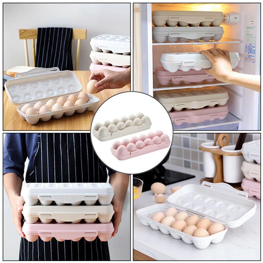SUYO Khay Đựng Trứng BBQ Bằng Nhựa Chống Sốc Tiện Dụng Mang Theo Du Lịch Cắm