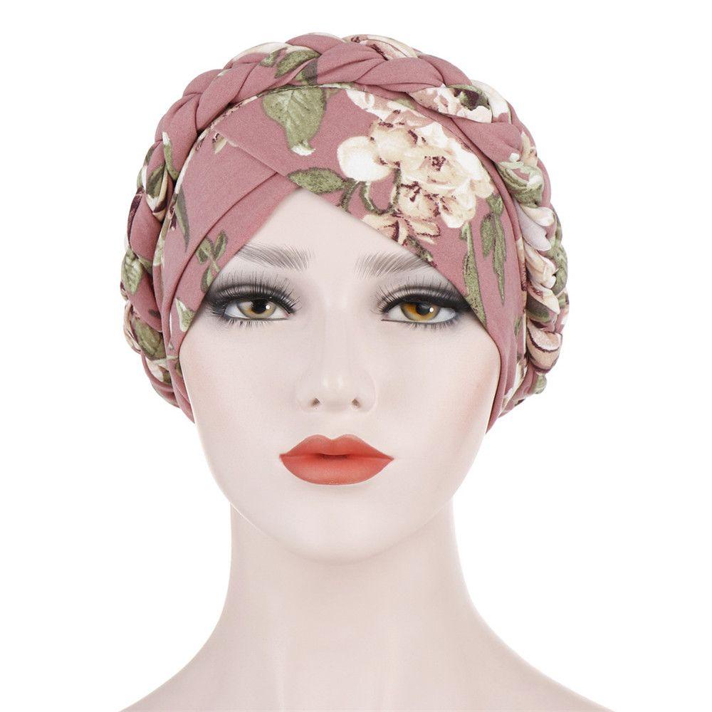 NIUYOU Mũ Trùm Đầu Hijab In Họa Tiết Hoa Phong Cách Hồi Giáo Thời Trang 2020 Mới Cho Nữ