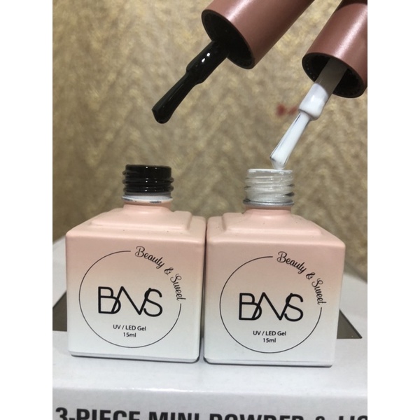 Sơn Gel BNS Đen Trắng chai 15ml