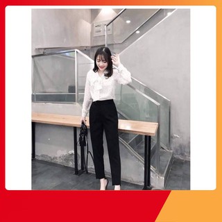 Quần Baggy Tuyết Mưa gấu lệch