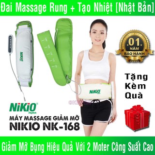 [GIÁ SỐC] Máy Massage Cầm Tay Giảm Mỡ Bụng Nhật Bản Nikio NK-168