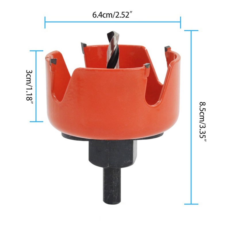 Set 5 Dụng Cụ Mở Lỗ Đồ Gỗ Bằng Hợp Kim 64-127mm