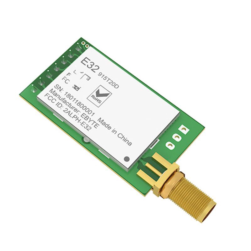 LORA SX1278 433MHz RF Module Transmitter Receiver E32-433T20DC UART Long Range 433 MHz 1W Wireless Rf