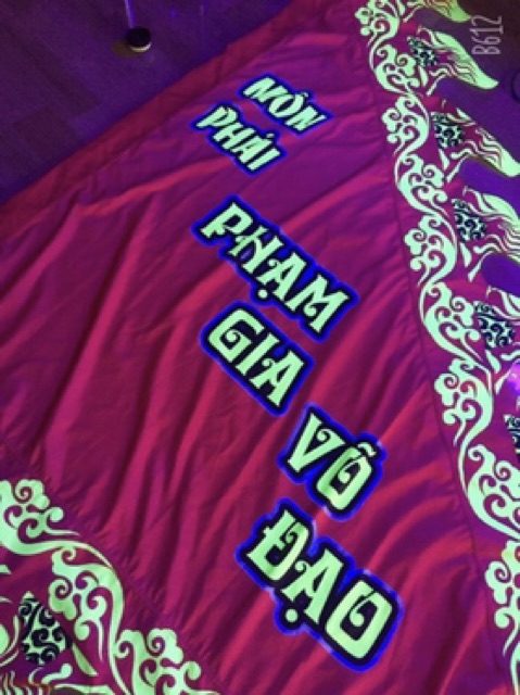 Cờ múa lân, cờ in chuyển nhiệt, in dạ quang
