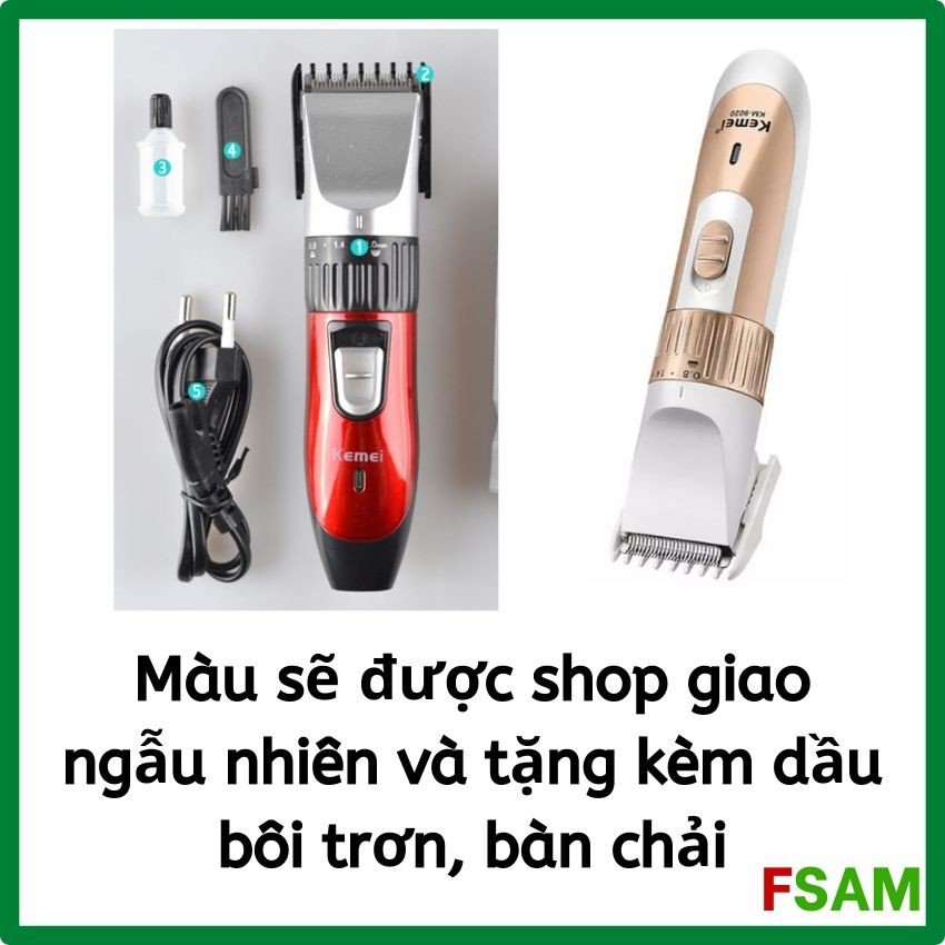 [QUÀ TẶNG 200K] Tông Đơ Cắt Tóc Loại Tốt, Máy Hớt Cho Bé, Cả Gia Đình Đều Dùng Được, Điện Pin, Chuyên Trẻ Em, Đẹ