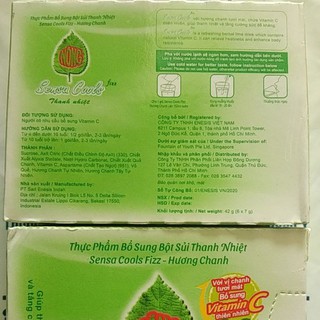 Bột sủi thanh nhiệt Sensa cools