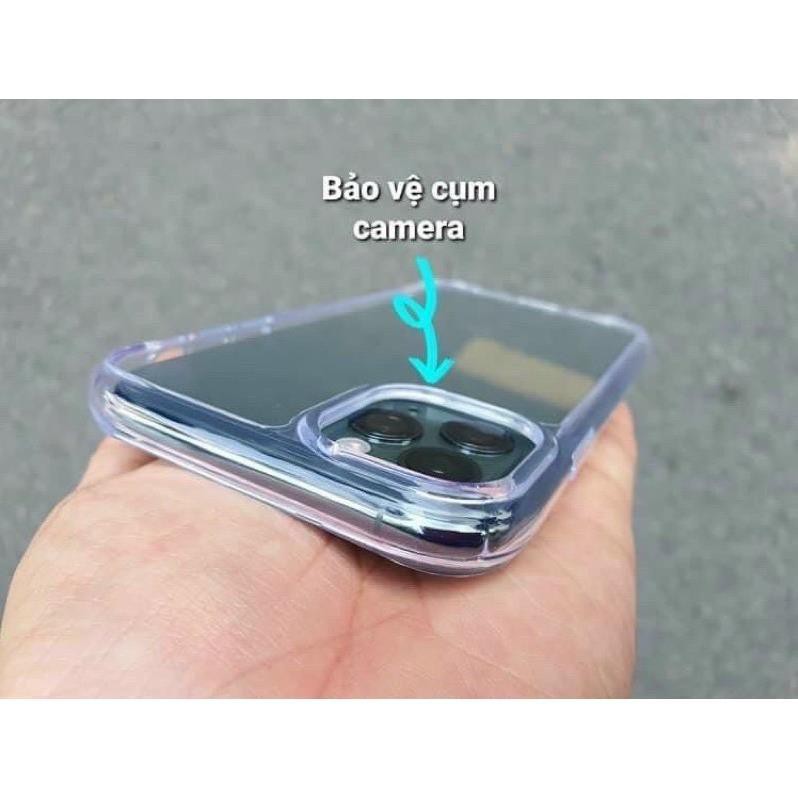 Ốp IPhone Likgus Chống Sock Lưng Cứng Viền Dẻo Siêu Bền Trong Suốt Không Ố Màu Mặt Lưng Mica Trong Cho IPhone