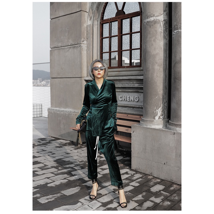 Áo Vest nữ thiết kế nhung cao cấp Gemmi fashion, AS662