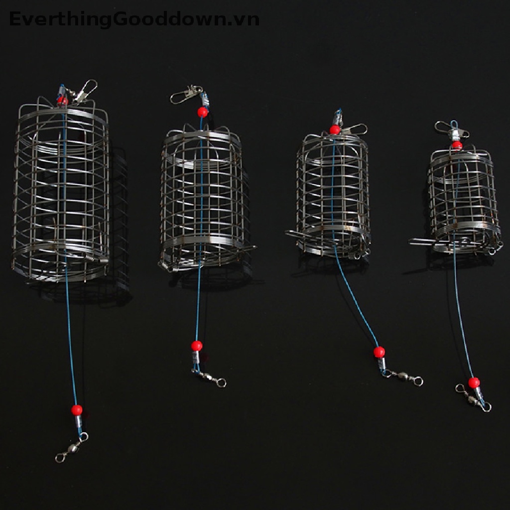 5 Lồng Giữ Mồi Câu Cá Bằng Thép Không Gỉ