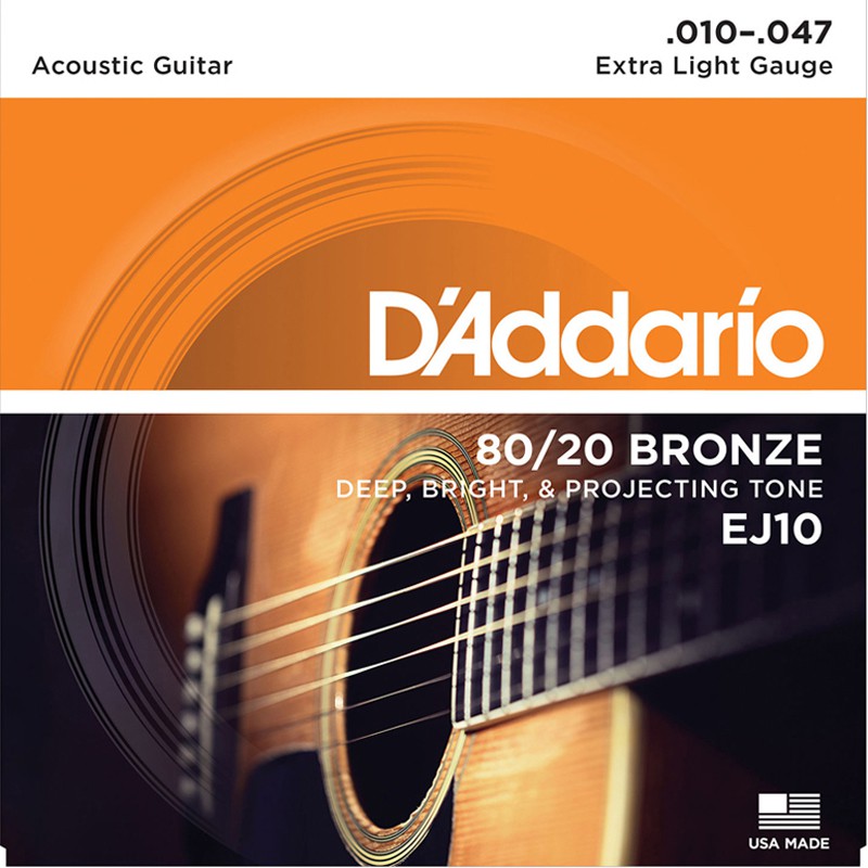 Dây Đàn Acoustic Guitar DAddario EJ10