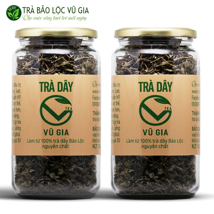 Combo 2 Trà Dây Nguyên Chất Bảo Lộc Vũ Gia (100gr/hũ)