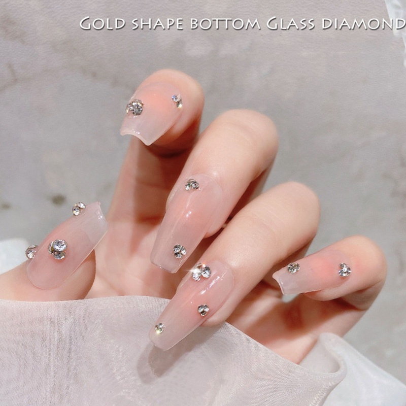 Hạt Đá Pha Lê ab Lấp Lánh Trang Trí Móng Nghệ Thuật diy charms