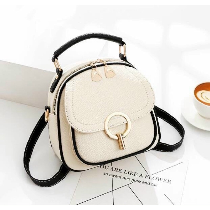 Túi Xách Nữ Đeo Vai, Balo Mini Chuwanglin Phong Cách Hàn Quốc