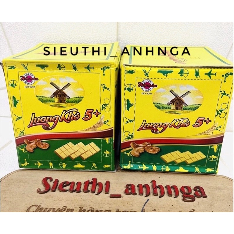 Hộp 10 Lương Khô 5+ Hải Châu Gói 70g