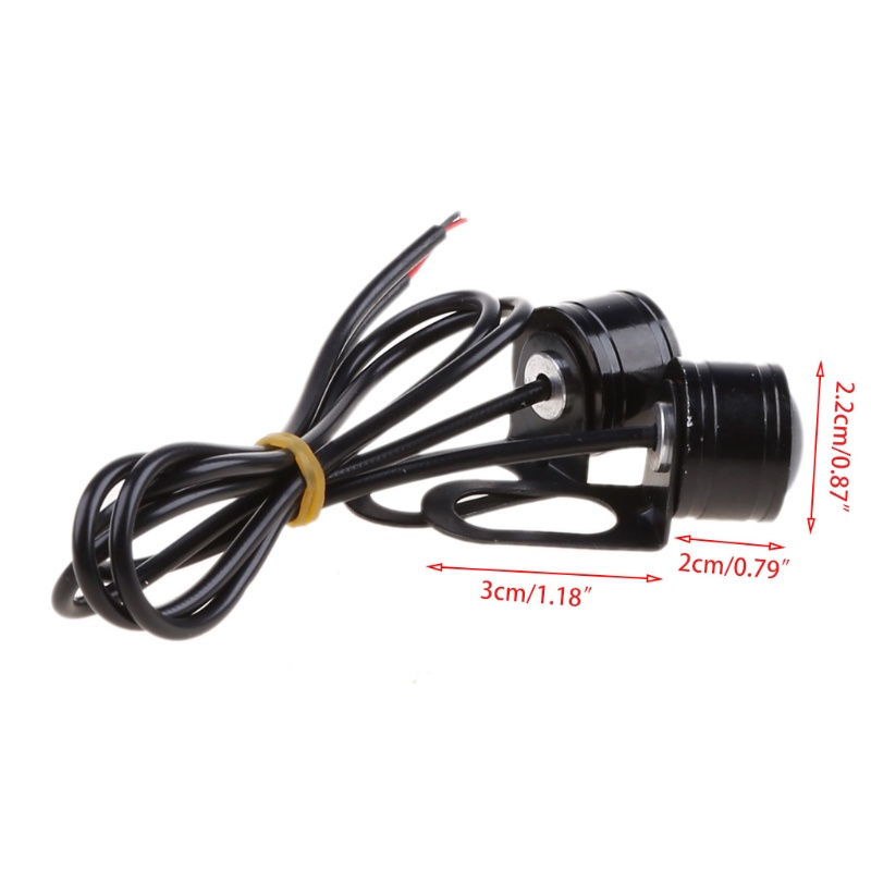 Set 2 Đèn Pha LED 3LED 5W DRL Chuyên Dụng Cho Xe Tải/Xe Đạp Điện