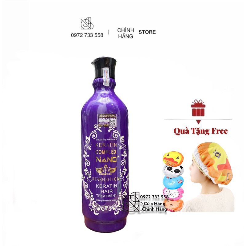 Kem hấp ủ tóc phục hồi Keratin Complex Nano chai 1000ml