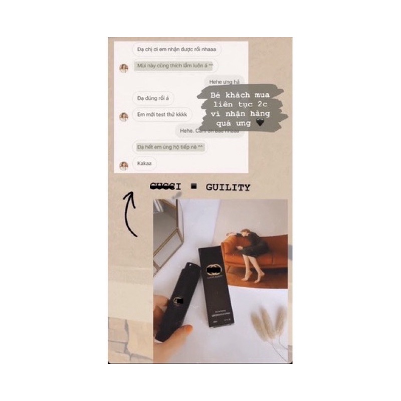 GC GUILTY  - Nước hoa mini 20ml