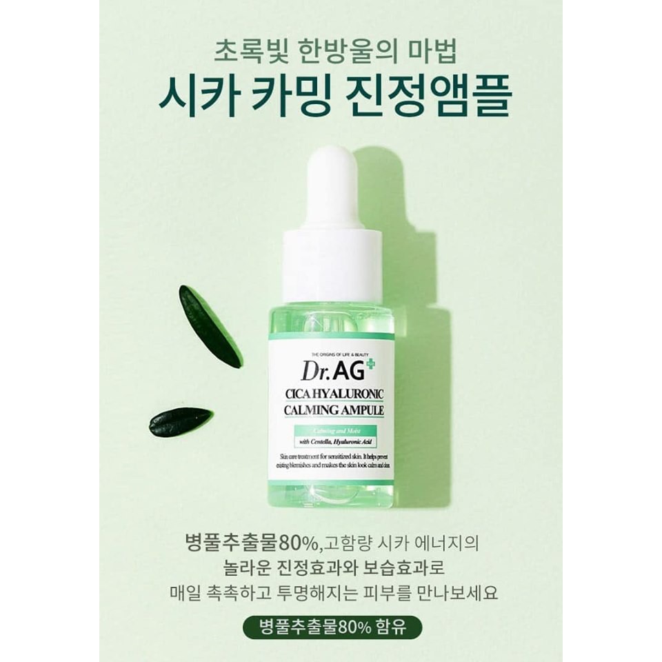 Tinh chất DR.AG+ Cica hyaluronic calming Ampule