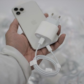 Bộ sạc nhanh iPhone 18W và 20W Chân Tròn Chính Hãng Cho Iphone 12/11/ X/ XS Max/ 8 Cam Kết Chất Lượng
