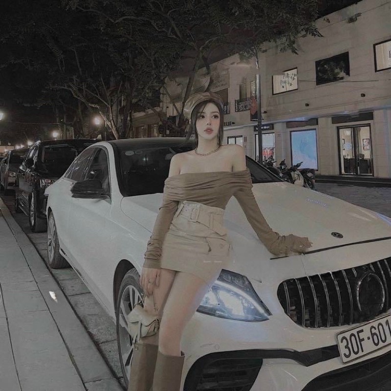 ÁO KIỂU THUN GÂN HỞ VAI TAY DÀI NỮ UN-QN-MC //Thiên Yết