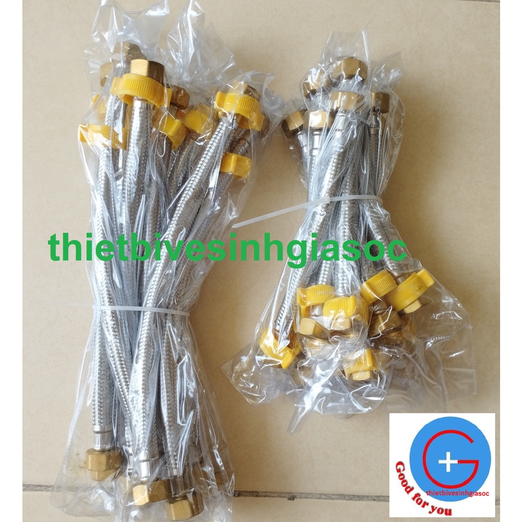 Dây cấp nước nóng lạnh cao cấp 20 cm 30 cm| dây cấp nước 20 cm 30 cm 40 cm 60 cm