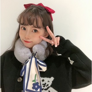 Nơ cài tóc vải lụa Hàn Quốc