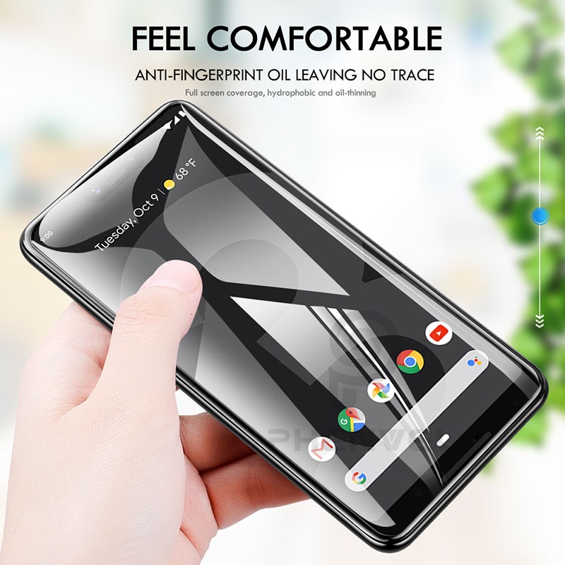 Kính cường lực 5D viền cong dành cho Google Pixel 6 Pro 5 5XL 5A 4 4A 3 3A 2 XL 5G