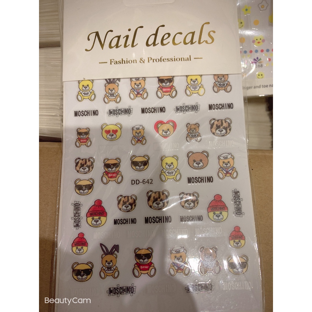 sticker mã mới 2023 trang trí nail