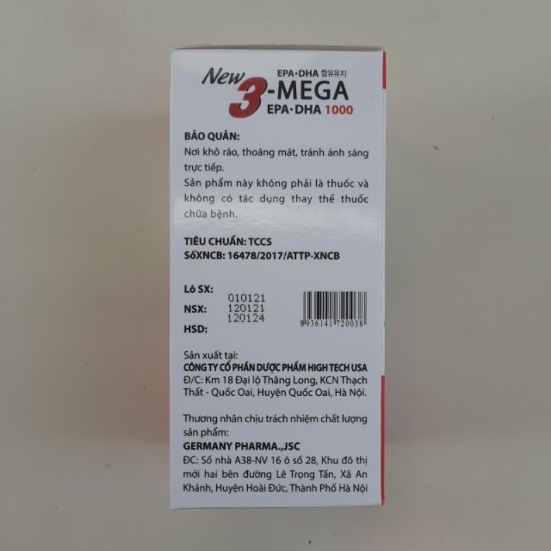 Viên dầu cá Alaska Omega 3 bổ não, sáng mắt, khỏe mạnh tim mạch - Hộp 100 viên