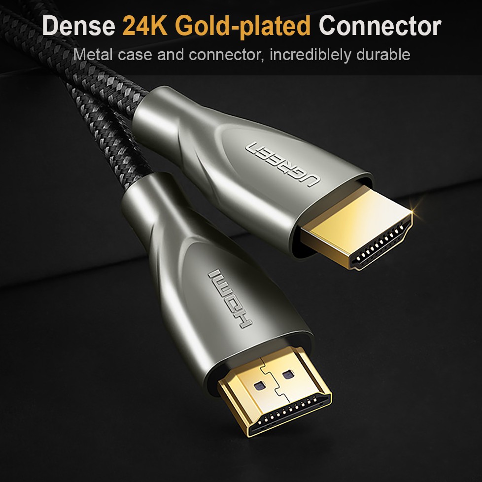 Cáp HDMI 2.0 Sợi Carbon Cao Cấp UGREEN HD131 Chính Hãng - HDR 4K@60Hz