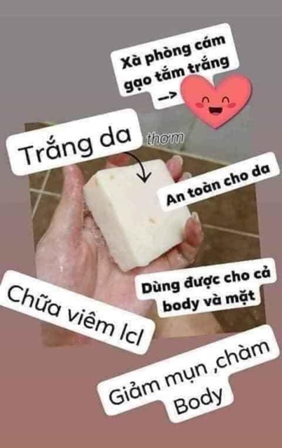 Xà phòng cám gạo dưỡng da