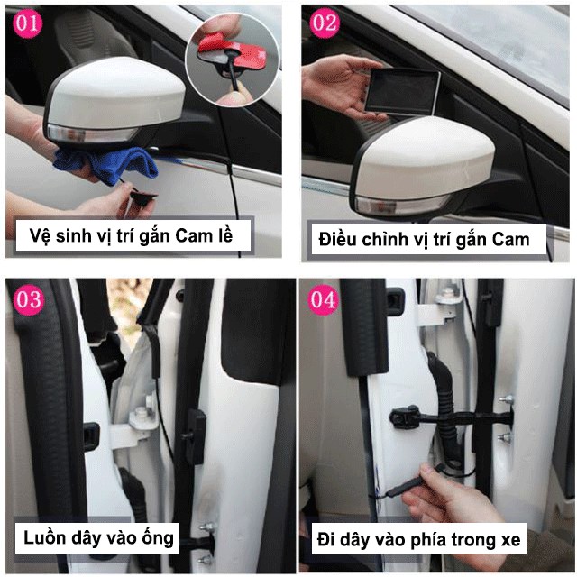 [CHÍNH HÃNG]Camera 360 Độ ô tô 4 Camera Soi + Màn Full HD Siêu Nét quan sát 4 hướng, không phải khoan gương, BH 12 tháng | BigBuy360 - bigbuy360.vn