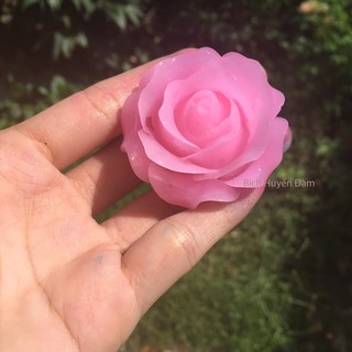 Khuôn hoa hồng cánh mỏng làm rau câu, socola, nến, xà phòng