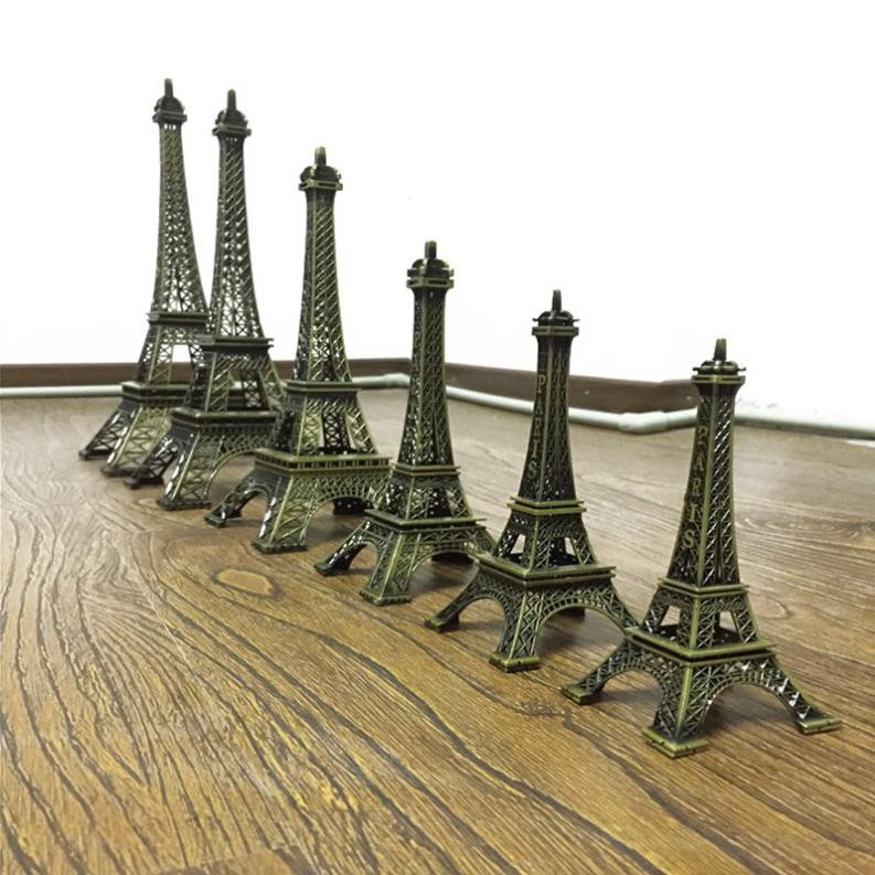 Mô hình tháp Eiffel bằng kim loại cổ điển trang trí