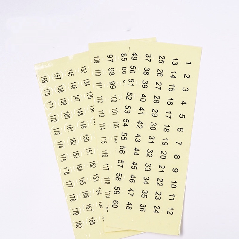 Tem số dính vào chai sơn,tem dán giá rẻ chất lượng