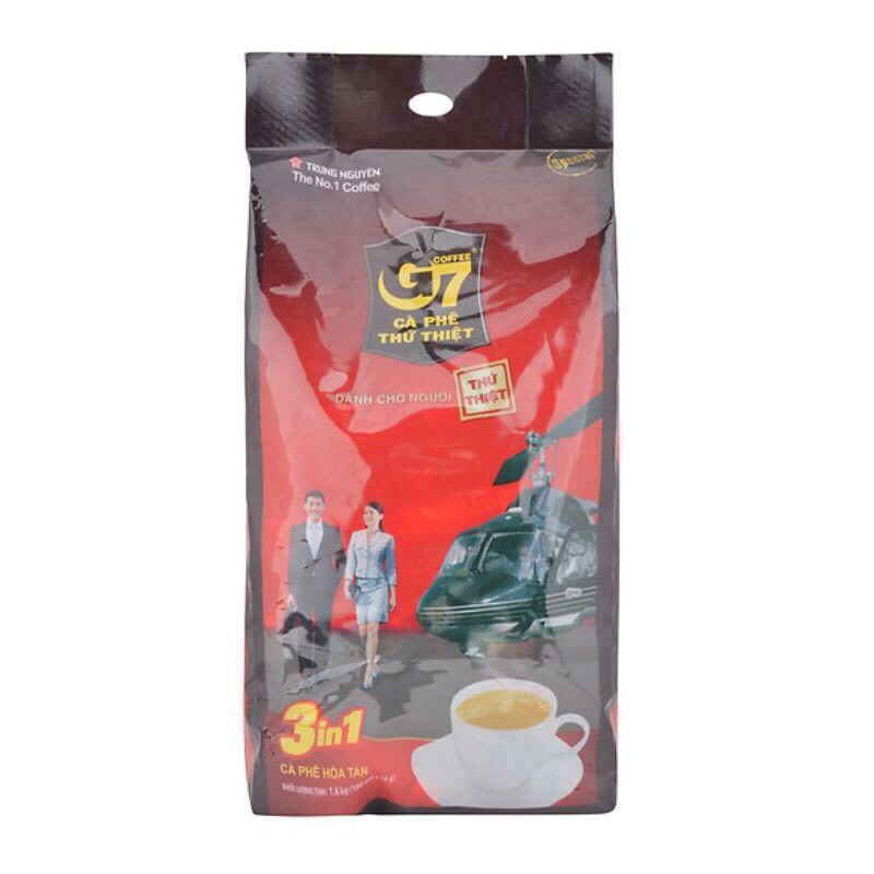 Cà phê hòa tan G7 3in1 - Bịch 100 gói dài