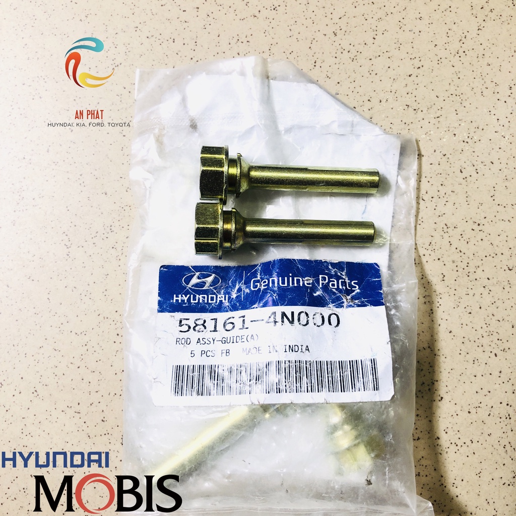 Ắc trượt phanh trước trên i10 chính hãng HYUNDAI | 581614N000 ẤN ĐỘ