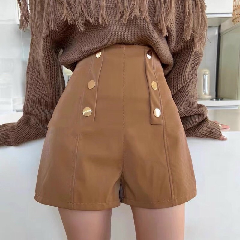 Quần sooc da nhung