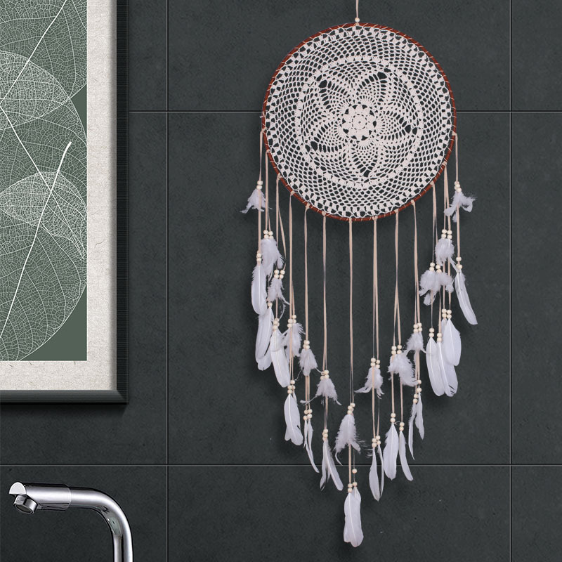 Dream Catcher Phối Ren Phong Cách Bắc Âu Trang Trí Đám Cưới