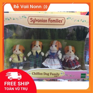 [HÀNG CHÍNH HÀNG] Đồ Chơi Gia Đình Chó Sylvanian Families Gia Đình Thỏ 3139