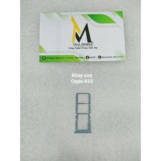 Khay sim màu xanh Oppo A55