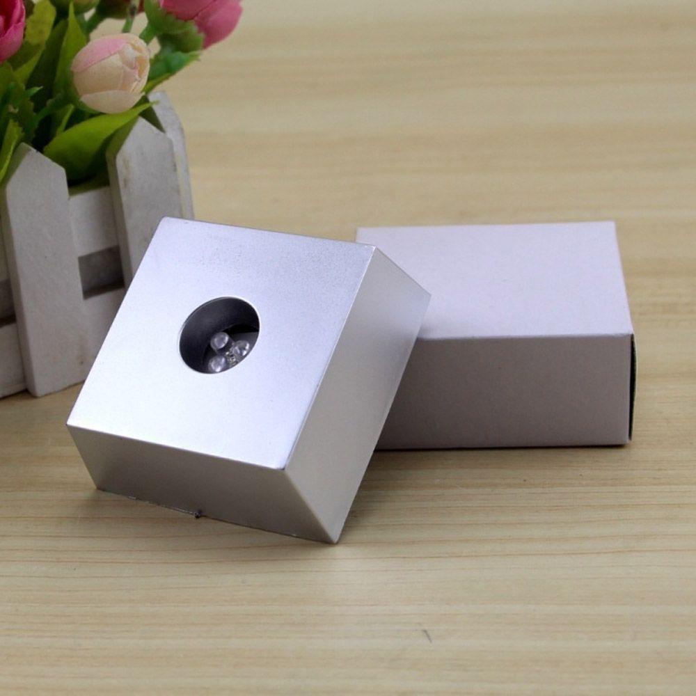 YIYU Giá Đỡ Trưng Bày Tượng Nhỏ Có 3 Đèn LED Thay Đổi Màu Sắc