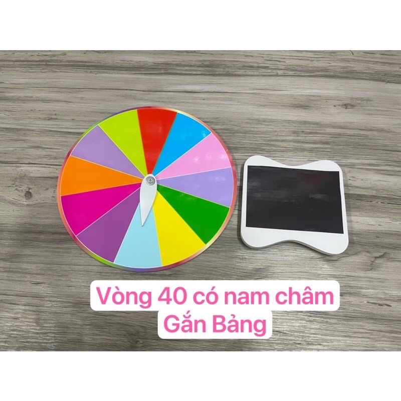 VÒNG QUAY  KÌ DIỆU 40 CM TRỤ ĐỨNG ĐẾ NAM CHÂM