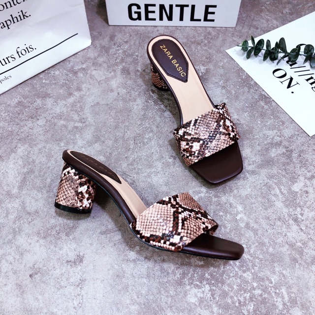 [SẴN] DÉP GUỐC BẢN NGANG GÓT TRÒN CAO 5P
