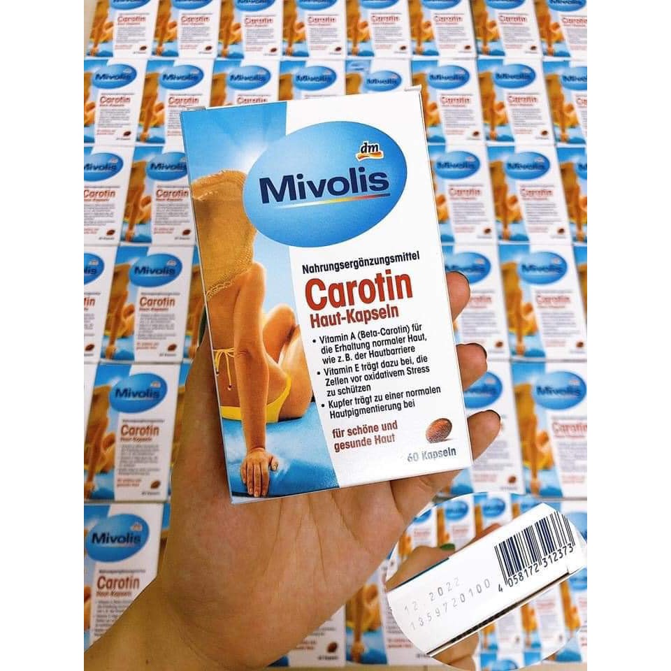 Viên uống chống nắng DAS GESUNDE PLUS CAROTIM - Đức