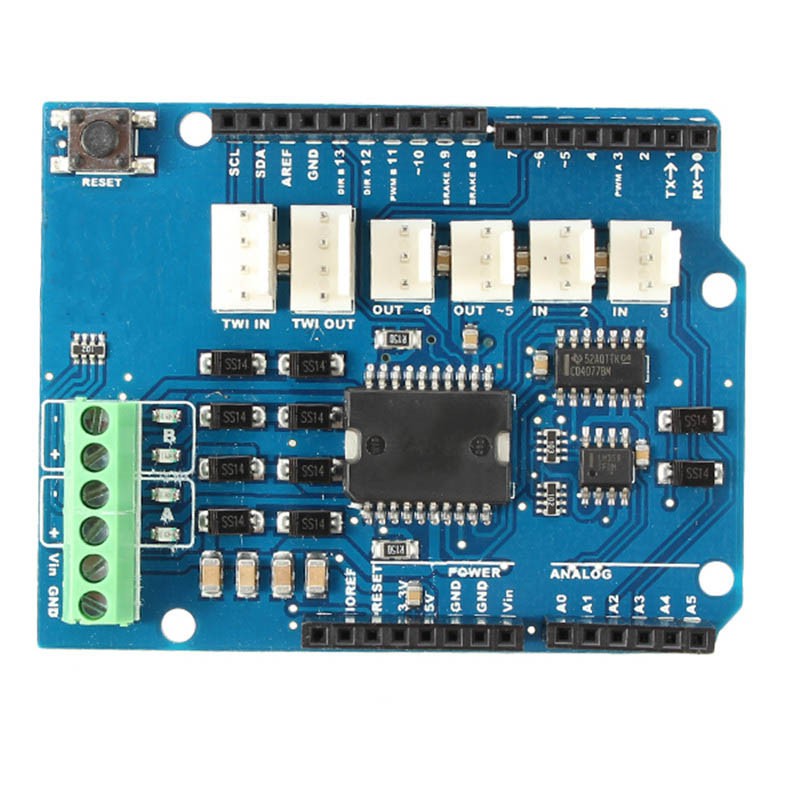 CHANNEL Bảng Mạch Điều Khiển Động Cơ L298N L298P 4a R3 Cho Arduino